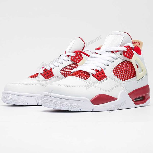 

brand shoes high og 4s alternate motorsport basketball jumpman 4 rs portmarket sneakers running with, White;red