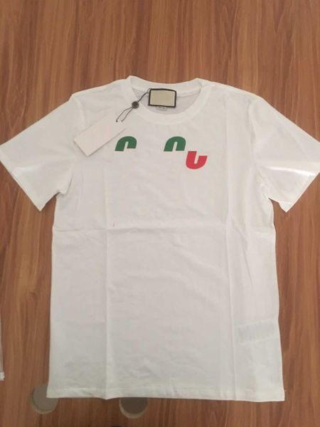 

19ss flash summer t shirt stylist men tee made in italy fashion short sleeved letters printed t-shirt women clothing s-2xl, White;black