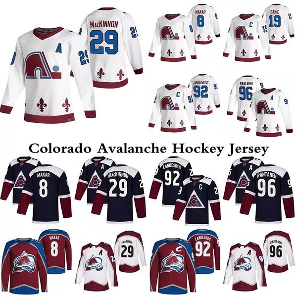 

college college wearcollege wear29 nathan mackinnon colorado avalanche jersey 8 cale makar 19 joe sakic 92 gabriel landeskog 96 mikko rantan, Black