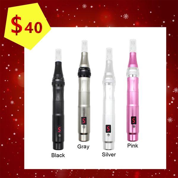 

home beauty skin electric pen lcd speed level adjustable dermatology drpen micro needles stamp electric anti acne removal dermapen price