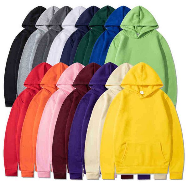 

hoodies loose fleece brand hoodies sweatshirts men women fashion solid color red pink autumn winter hip hop hoodie male casual 15 colour, Black;brown