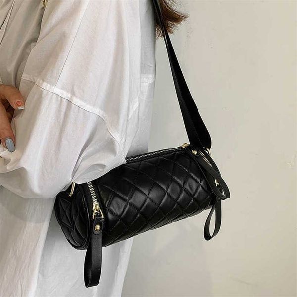 

messenger bags autumn 2022 new small cylinder diagonal straddle shoulder zipper bag