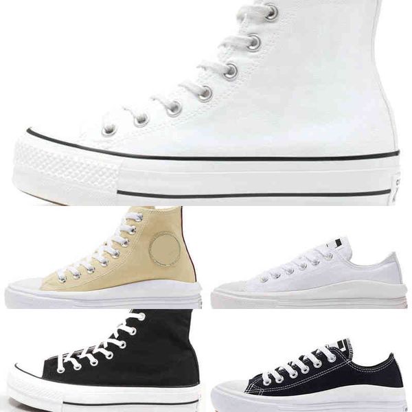 

canvas shoes sneaker sports shoe high fashion thick bottom platform flat wedding ultra light comfortable men women move eur 35-40 u7gd, Black