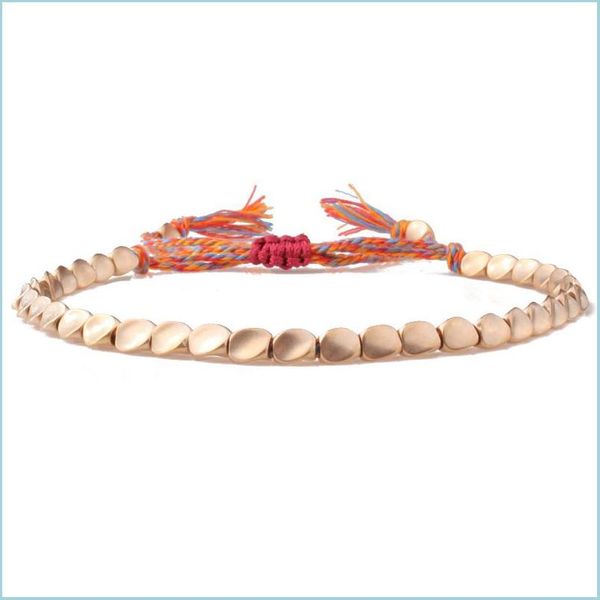 

beaded tibetan copper beads bracelet for men and women buddhist good luck bracelet used to prevent arthritis drop delivery 2021 jew dhhie, Black