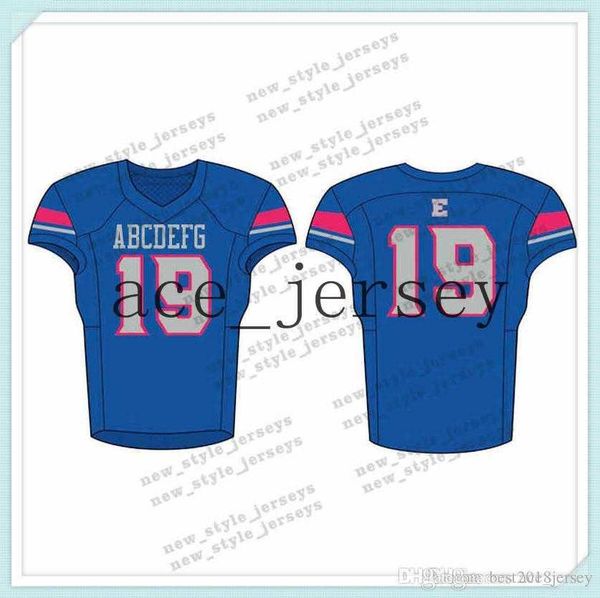 

96men 2019 youth football jerseys army green wine red embroidery s stitched custom any name any number jerseys, Black;red