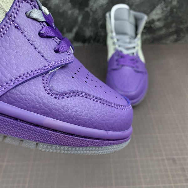 

designer shoes basketball womens jumpman 1 mid se cool grey/cool purple color retro cultural sneakers trainers shoebox 36-47