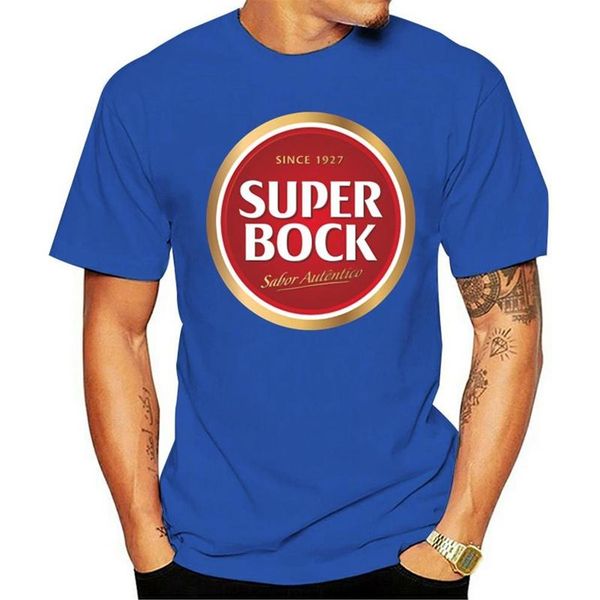 

men's t-shirts casual fashion t-shirt round neck cool man's super bock beer portugal printed short sleeve207n, White;black