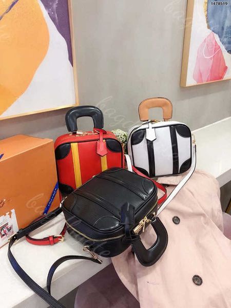 

designer luxury bag mini square retro soft leather shoulder bun fashion women's handbag lovely purse with zipper pocket