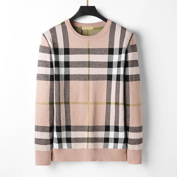 

mens womens designers sweaters luxurious pullover thickened classic plaid printing warm men hoodie long sleeve jumper sweatshirt winter clot, White;black