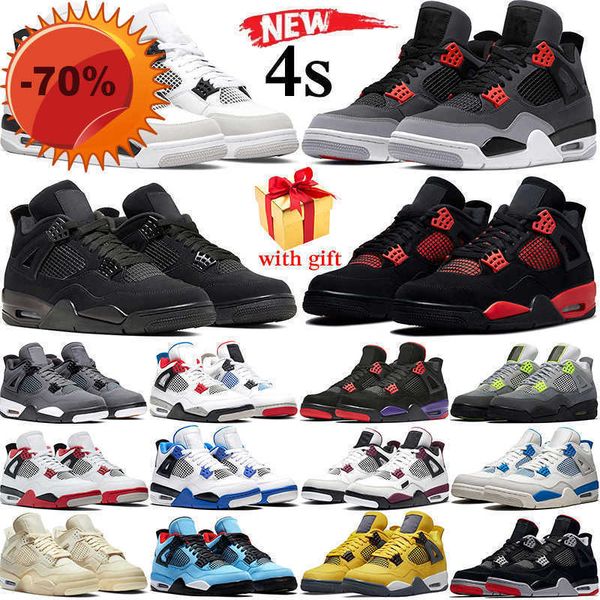

basketball running shoes basketball shoes 4s basketball shoes men women infrared 4 military black sail university blue black cat fire red