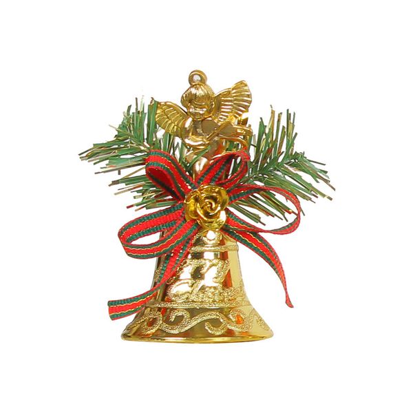 

6 pcs christmas bells pendant tree hanging ornaments holiday decorations 1223502