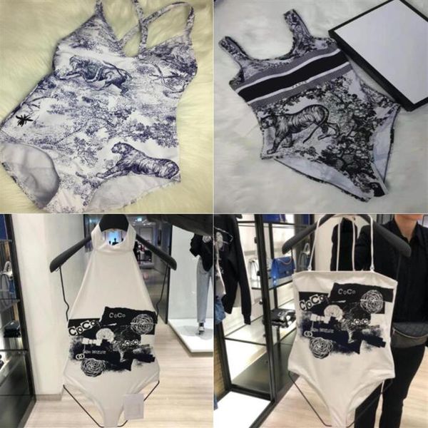 

women's swimwear bikini fashion beach summer clothing one animal print s-xl3462, White;black