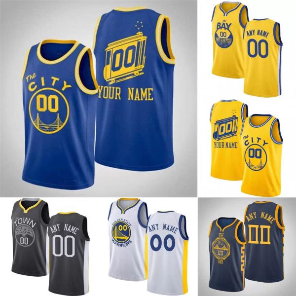 

college wear 75th custom basketball jerseys men women youth stephen 30 curry draymond 23 green andrew 22 wiggins klay 11 thompson 3 poole 00, Black