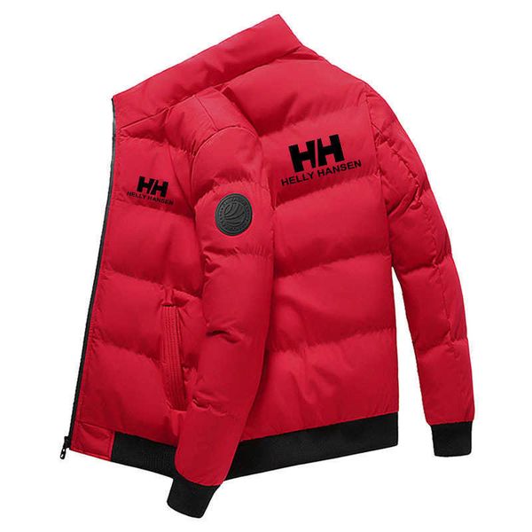

new autumn and winter thickened down cotton jacket short men's collarless coat, Black
