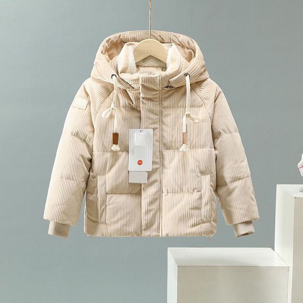 

kids designer down coat winter jacket boy girl baby outerwear jackets with badge thick warm outwear coats children parkas fashion classic pa, Blue;gray