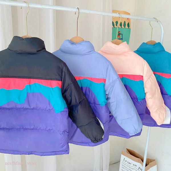 

kids jacket hooded luxury autumn winter style long sleeves jackets letters printed outwears coats wholesale windbreaker down coat, Black