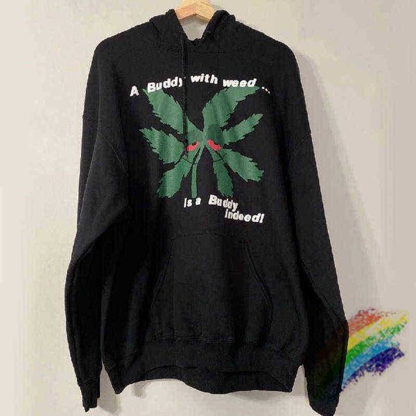 

hoodies loose fleece 2020fw cpfm.xyz a buddy with weed hoodies men women quality cpfm.x.y.z pullover hooded, Black;brown