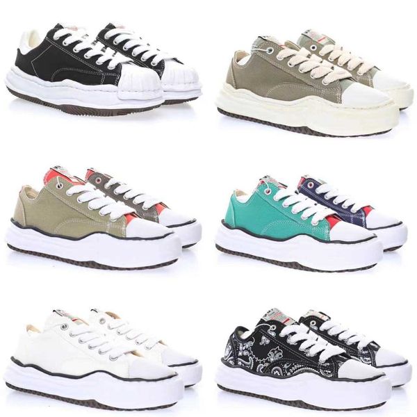 

mmy brand shoes designer casual maison mihara yasuhiro fashion canvas shell toe cap skate low