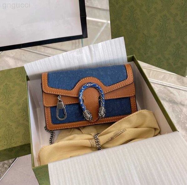 

handbag women luxurys s bags designer womens handbags purses classic denim cowboy canvas crossbody chain shoulder bag fangle