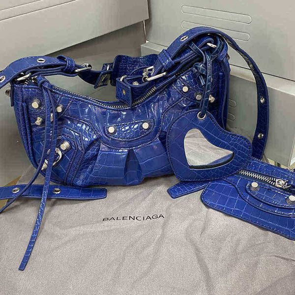 

designer luxury womens bag balencigas handbag b-shaped paris single shoulder messenger fashion square gift shoulder oblique span versatile h