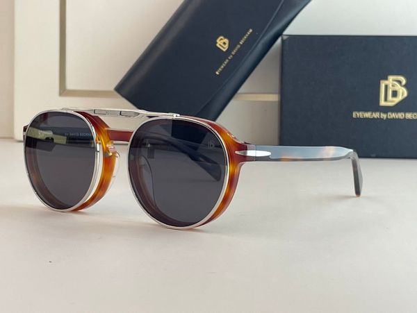 

NEW DAVID BECKHAX sunglasses fashion pilot model dual Lens personality design sunglasses DB 1075 CS top glasses SIZE 52 22 145