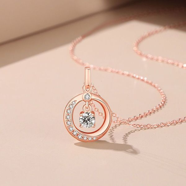 

necklaces bracelet designer jewelry rose mosaic gold clever chain pendant light summer contracted fashion luxury clavicle, Silver