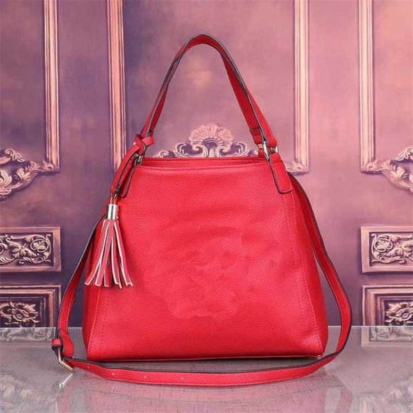 

soho bag medium tote shopping leather womens designer bags handbags wallet handbag women crossbody shoulder fringed tassel