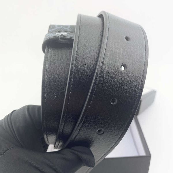 

designer men's leather belts women's belt fashion pattern gold buckle width 3.8cm withbox 2023 545451, Black;brown