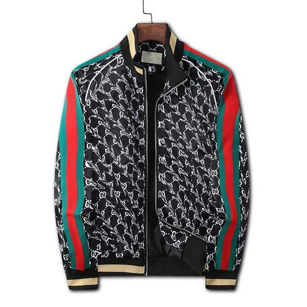 

23 fashion mens designer jacket caps hat striped men women windbreaker sportswear outerwear plus size print baseball zipper hoodies jackets, Black;brown