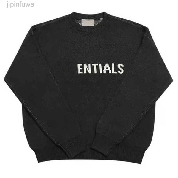 

men's hoodies sweatshirts ess sweater designer pullover pra women's woolen couple customized warm cashmere shirt in autumn and win, Black