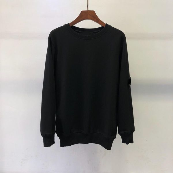 

men's hoodies sweatshirts stone jumpers mens clothing letter embroidery long sleeve pullover man women casual cotton fashion trend96649, Black