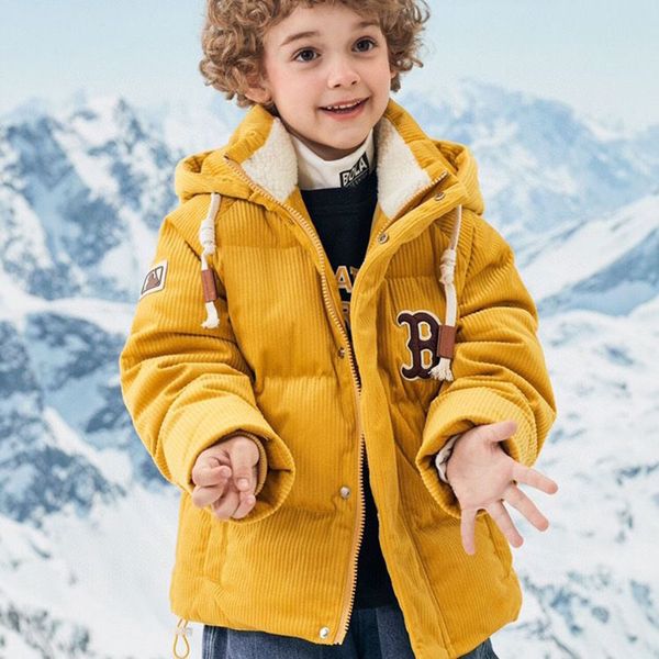 

winter boys girls down jackets parkas 3-12 years fashion girl warm snowsuit hooded outerwear kids coats parkas 211222, Blue;gray