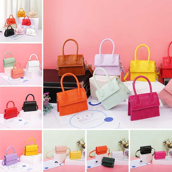 

2021 luxury brand mini candy color handbags women designer pu leather shoulder purses new crossbody bolsa solid coin sac a main 221106