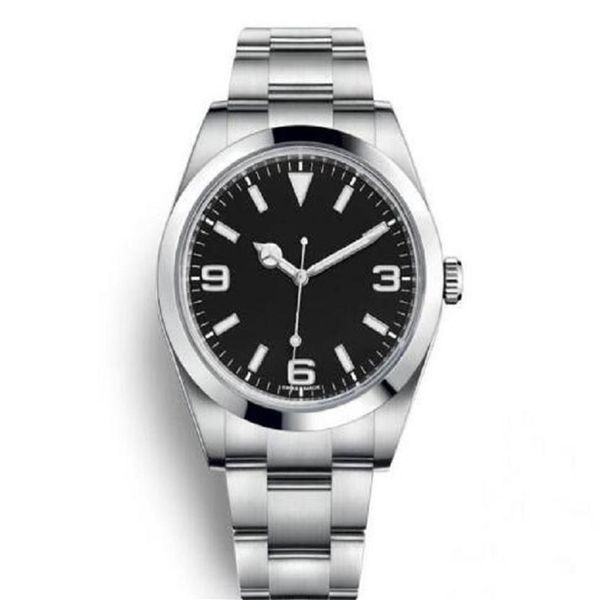 

luxury menes watch exp air king series 116900 216570 black 40mm dial automatic mechanical movement 316 steel bran designer wat274y, Slivery;brown