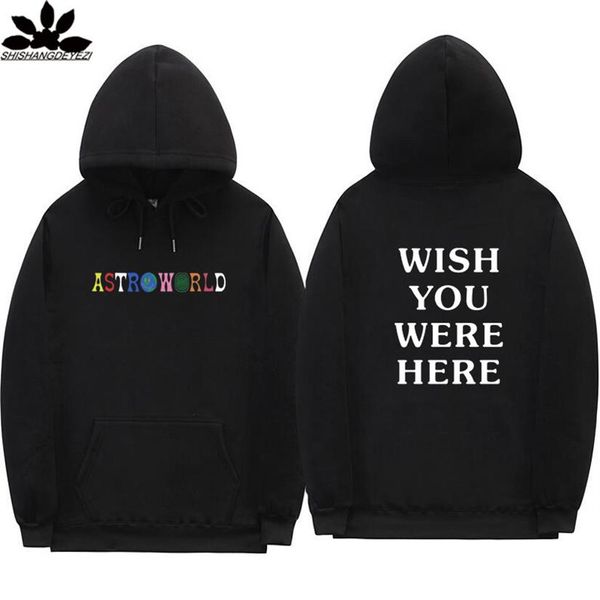 

men's hoodies & sweatshirts astroworld fashion letter print hoodie streetwear man and woman pullover sweatshirt2125, Black