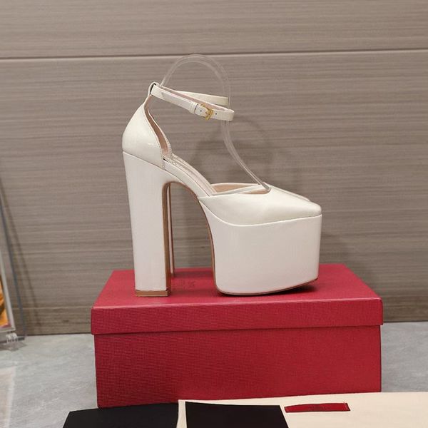 

accessories accessories back shoes empty drag genuine patent leather water platform brand designer dance works wedding women's cool, Black