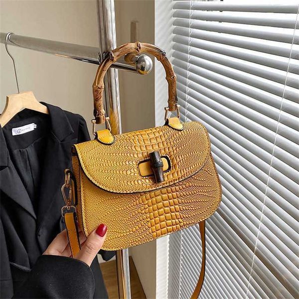 

2022 bag women's bag autumn crocodile texture shell one shoulder casual women's bag women