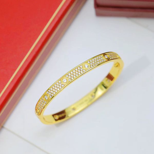 

high screwdriver gold urb bangle bracelet curb luxury designer bracelet men's and women's cuffs 18k valentine's day gift 316l, Black