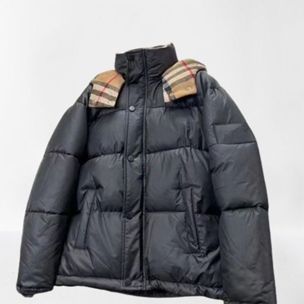 

men's vests mens jackets designer winter jacket womens parkas man coat fashion down jacket puffer leather zipper windbreakers thick war, Black;white
