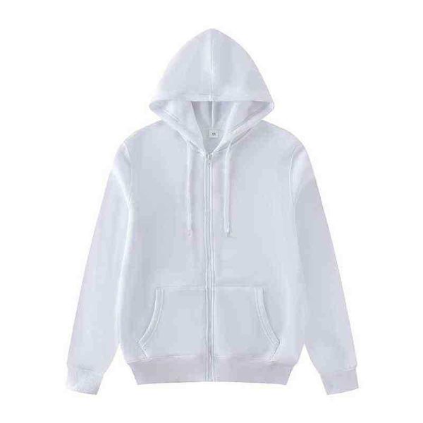 

hoodies loose fleece 2021 new style men/women solid color zipper hoody sweatshirt fashion casual hip hop long sleeve sports hoodies outerwe, Black;brown