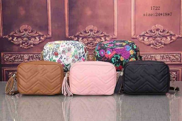 

horizontal style square shape medium solid color open pocket black zipper small square bag embroidered thread casual women's bag