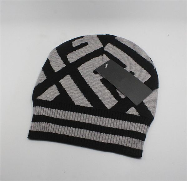 

fashin new designer beanie luxury men baseball hat sport cotton knitted hats skull caps fitted classic triangle letter printed wool beanies, Blue;gray