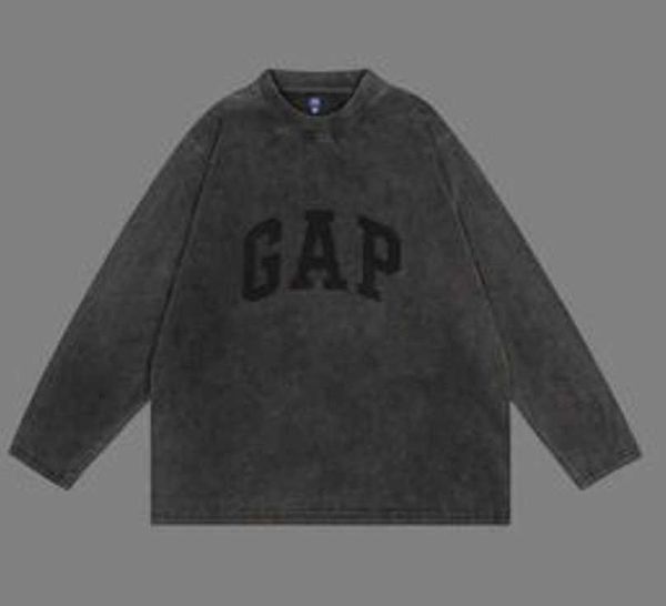 

men's hoodies sweatshirts designer kanyes classic wests t shirt luxury fashion three party joint name peace dove printed old mens women, Black