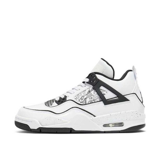 

4 4s basketball shoes university blue white oreo metallic purple black cat bred shimmer cactus jack men women sneakers us 5.5-12