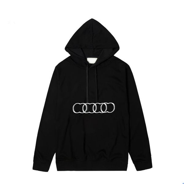 

men sweaters hoodie long sleeve fashion luxury clothing letter embroidery pullover sweater coat269r, Black