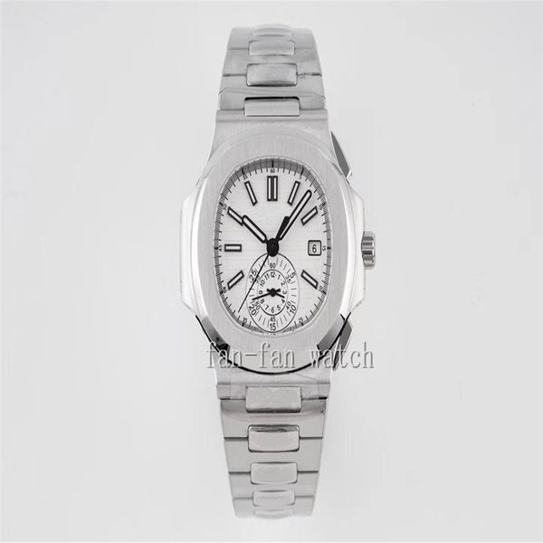 

watches 40.5mm nautilus 5980/1r-001 5980r 18k rose gold sapphire glass asia transparent mechanical automatic mens watch men's wristwatc, Slivery;brown