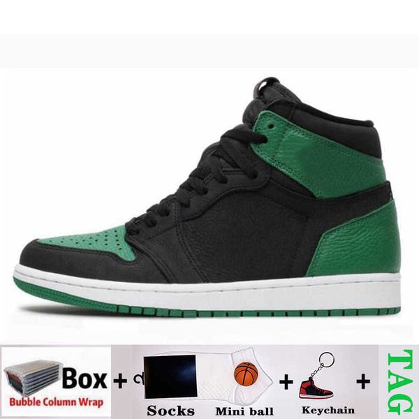 

1s university blue unc mens womens sports outdoor shoes jumpman 1 high og dark mocha pollen obsidian bordeaux trainers hyper royal seafo, Black