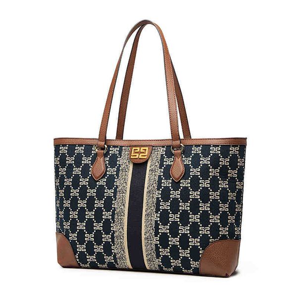 

tote bag women's large capacity 2022 new inner liner child mother bag minority advanced sense simple portable shoulder bag