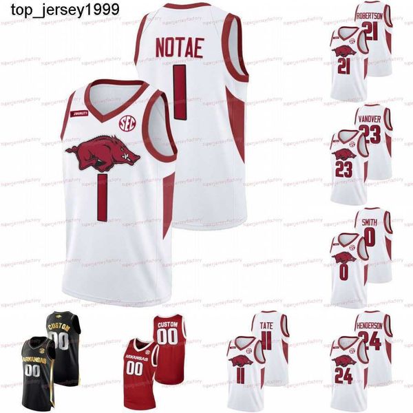 

college wear arkansas 2021 equality ncaa basketball jersey jd notae joe johnson khalen robinson moses moody patrick beverley portis arkansas, Black
