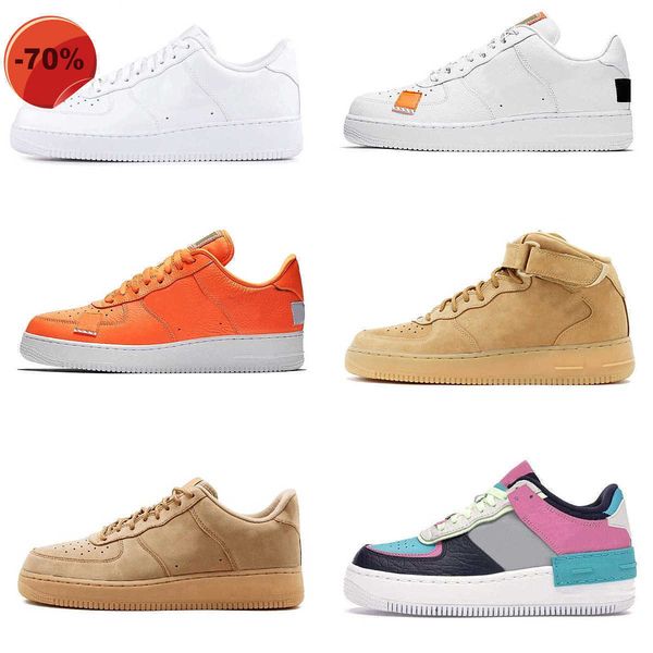 

2023 running shoes casual shoes 2022 designers mens sports casual shoes classic triple white low shadow forces black wheat pale ivory pastel